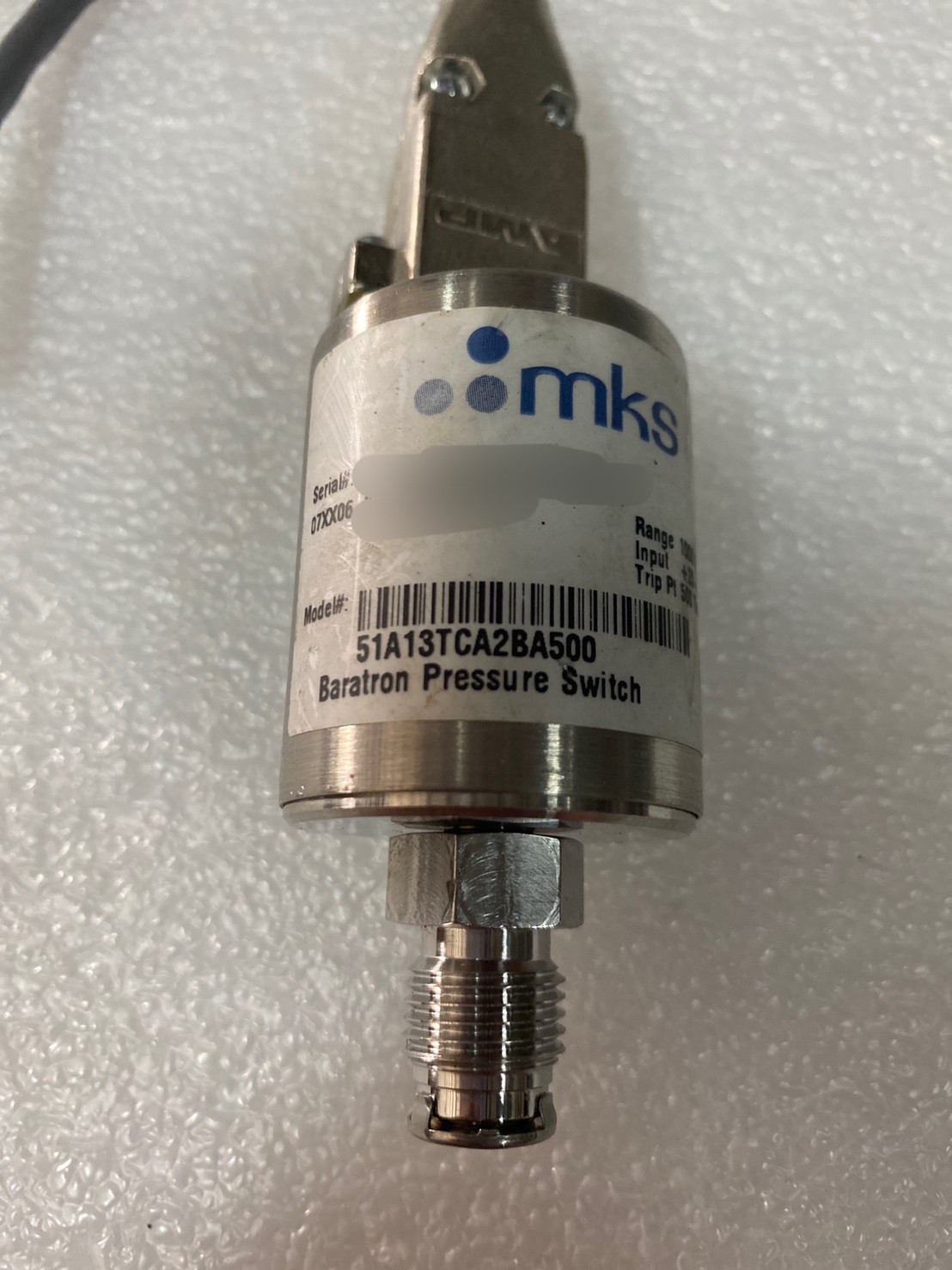 MKS Baratron Pressure Switch 51A13TCA2BA500圖片